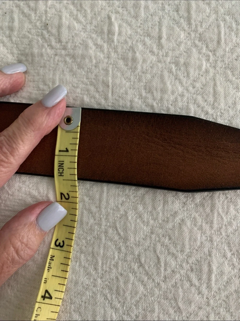 Genuine leather belt size large 38–40